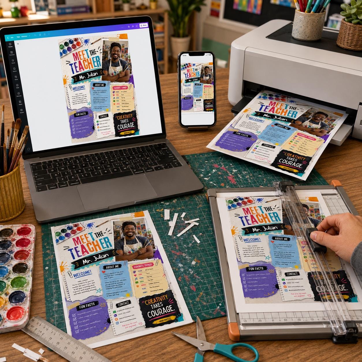 Meet the Teacher Template, Open House Templates, Back to School Night editable l Kindergarten Meet The Teacher Flyer Letter Bulletin - Image 5